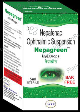 Nepagreen Eye Drop BAK Free