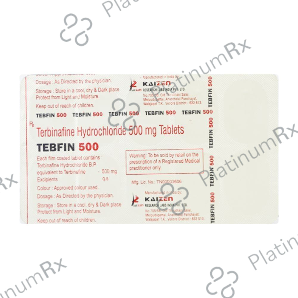 Tebfin 500mg Tablet 10s