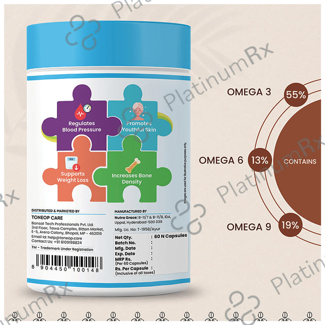 ToneOp Care Flax Seed Oil Capsule 60s