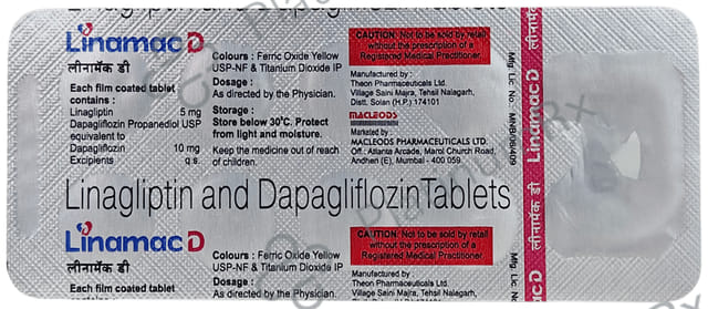 Linamac D 10/5mg Tablet 10s