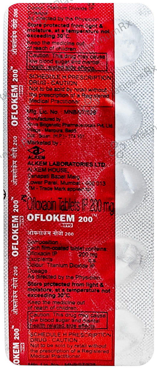 Oflokem Novo 200mg Tablet