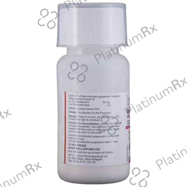 Grandcef 50 Oral Suspension