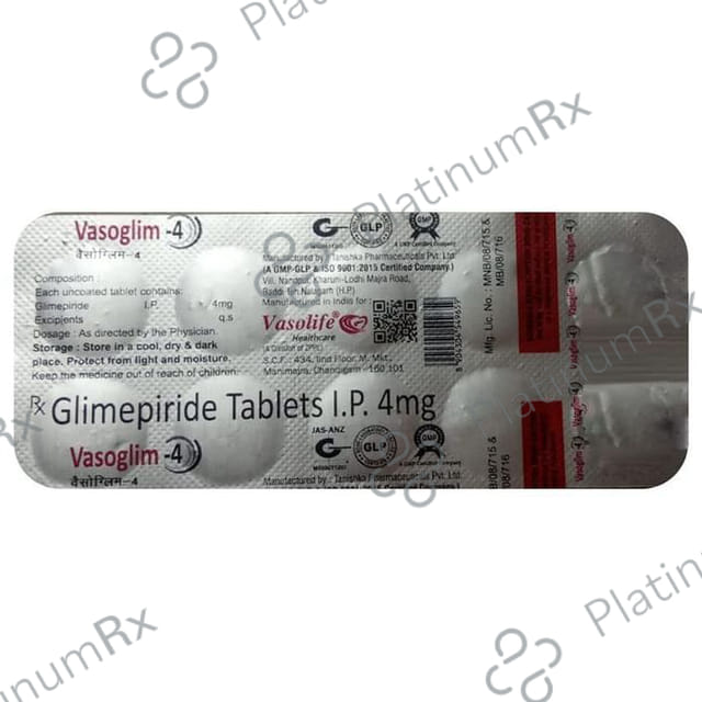 Vasoglim 4 Tablet