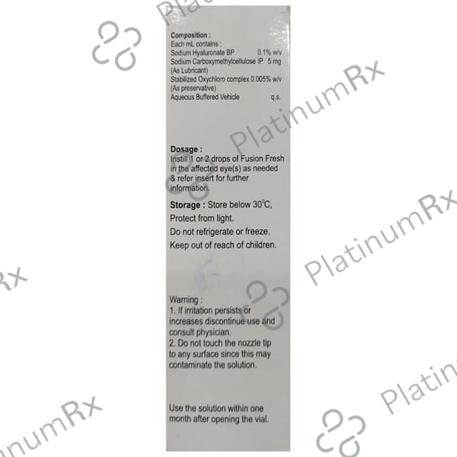 Fusion Fresh 0.1% Eye Drop