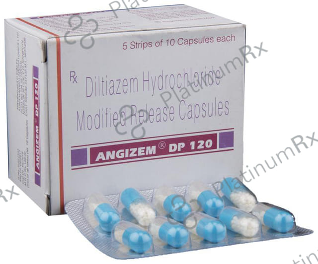 Angizem DP 120mg Capsule MR 10s