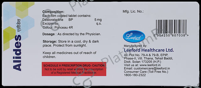 Alides 5mg Tablet 10s