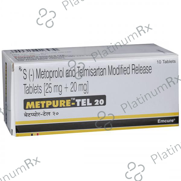 Metpure Tel 20/25mg Tablet 10s