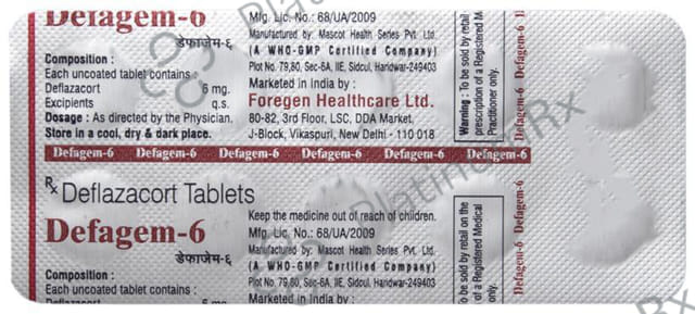 Defagem 6mg Tablet 10s