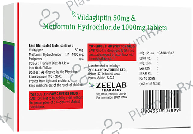 Vildazem-M 1000 Tablet