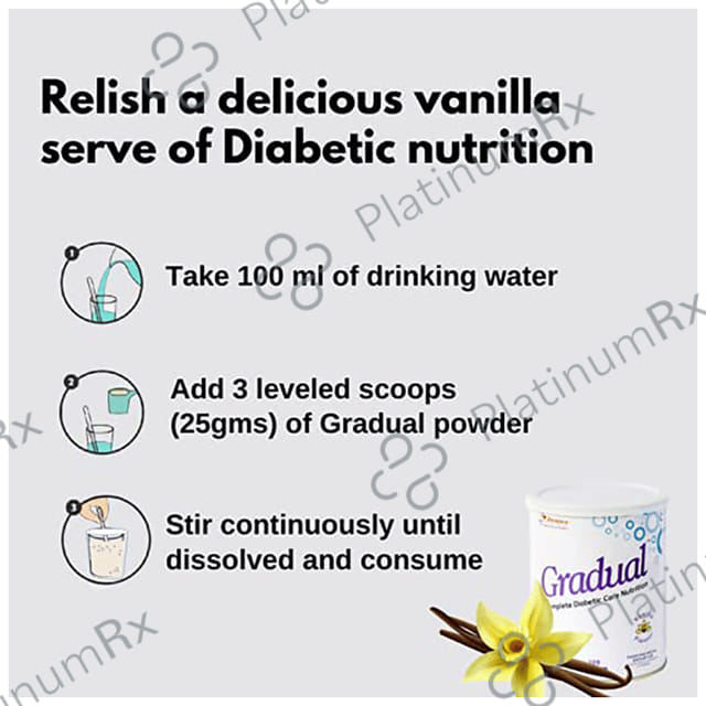 Pulse Gradual Diabetic Care Nutrition Powder Vanilla 400gm