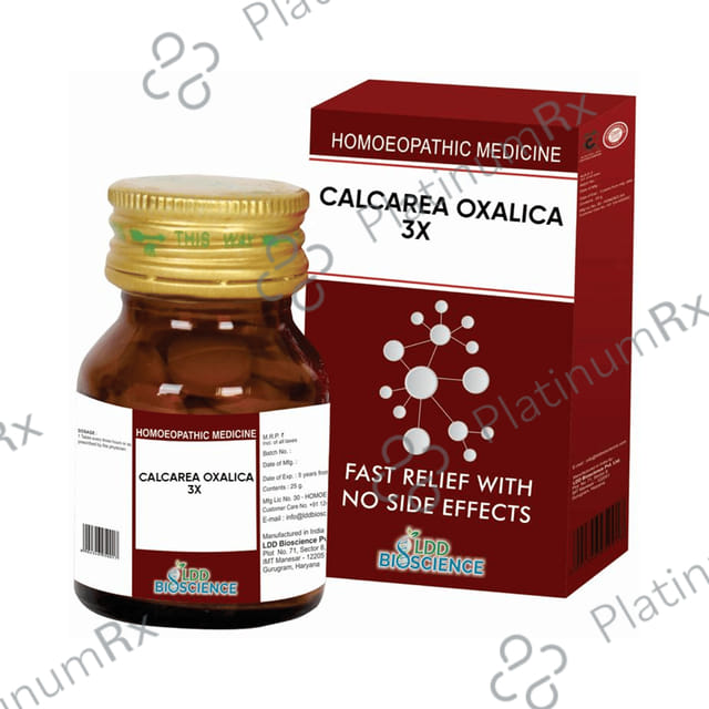 LDD Bioscience Calcarea Oxalica 3X 25 gm