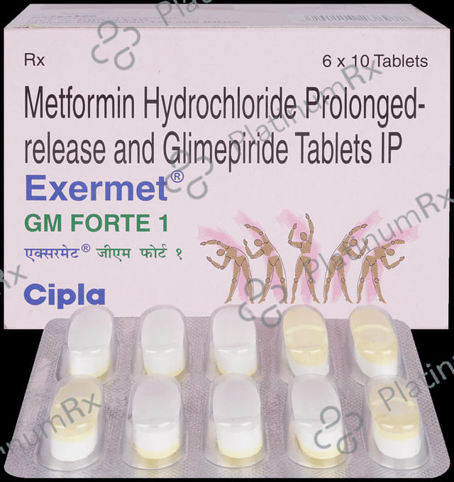 Exermet GM Forte 1 Tablet PR