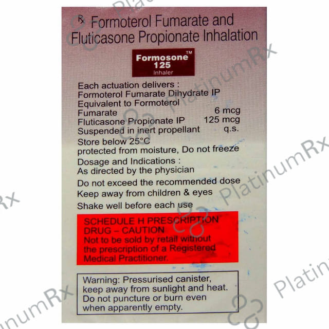 Formosone 125/6mcg Inhaler 120MDI