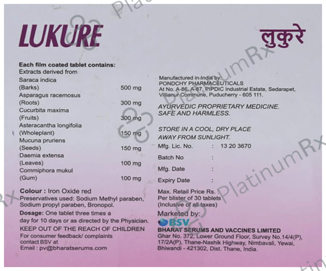 Lukure Tablet 30s