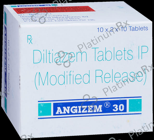 Angizem 30mg Tablet MR 10s