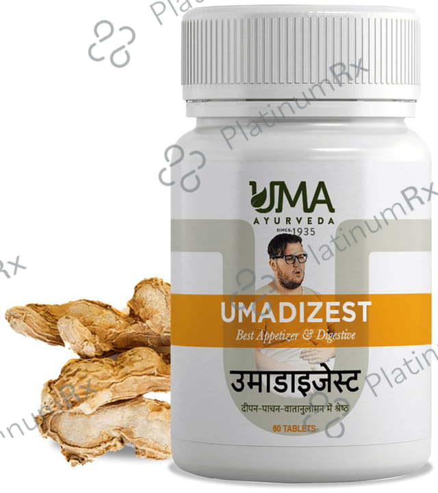 Uma Ayurveda Umadizest Best Appetizer & Digestive Tablet 60 tablets