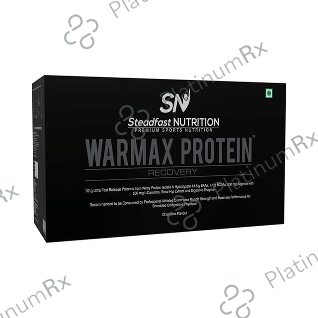 Steadfast Nutrition Warmax Protein Recovery Chocolate 15 Sachets