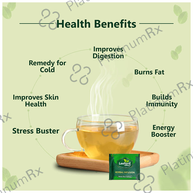 Leeford Herbal Infusion Detox Desi Kahwa Tea Bag Tea Bag