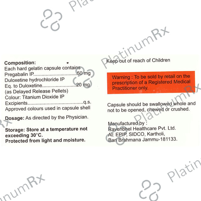 Nervmax-D 50/20 Capsule DR