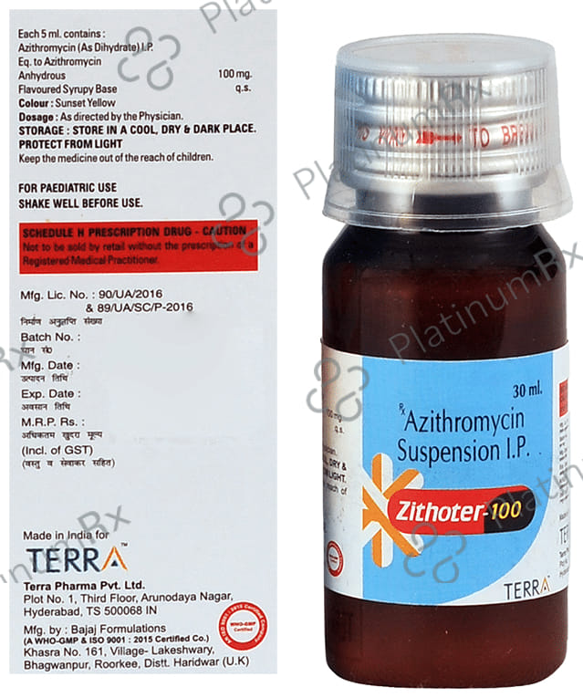 Zithoter 100 Oral Suspension