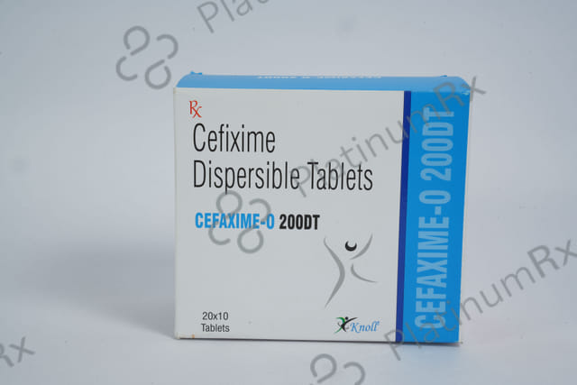 Cefaxime O 200mg Tablet DT 10s