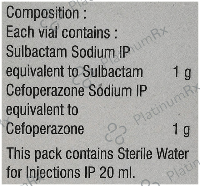 Zostum 1000/1000mg Injection 1ml