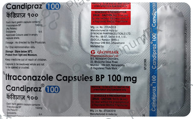 Candipraz 100mg Capsule 10s