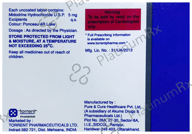 Midorise 5mg Tablet 10s
