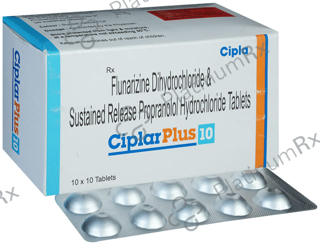 Ciplar Plus 40/10mg Tablet SR 10s