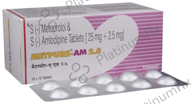 Metpure AM 2.5mg Tablet 10s
