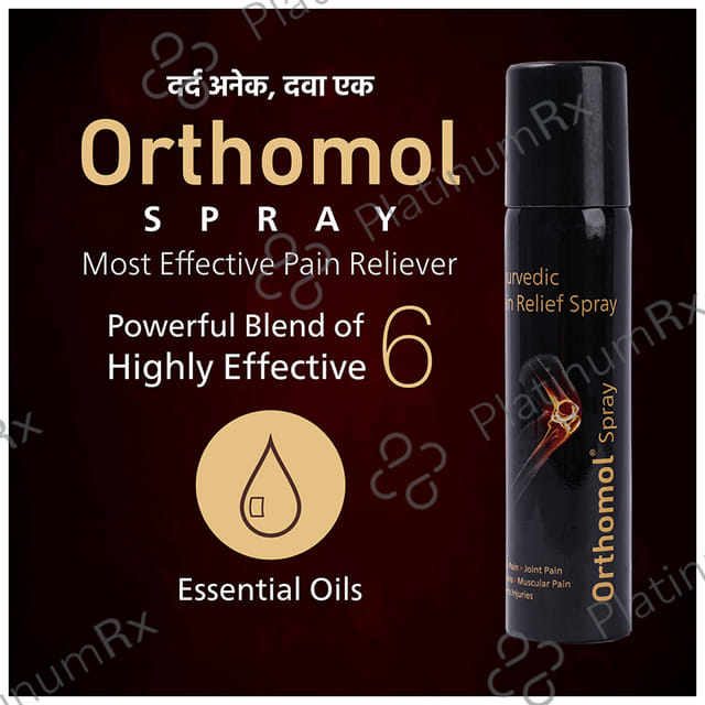 Orthomol Pain Relief Spray (55gm Each) 1 Bottle