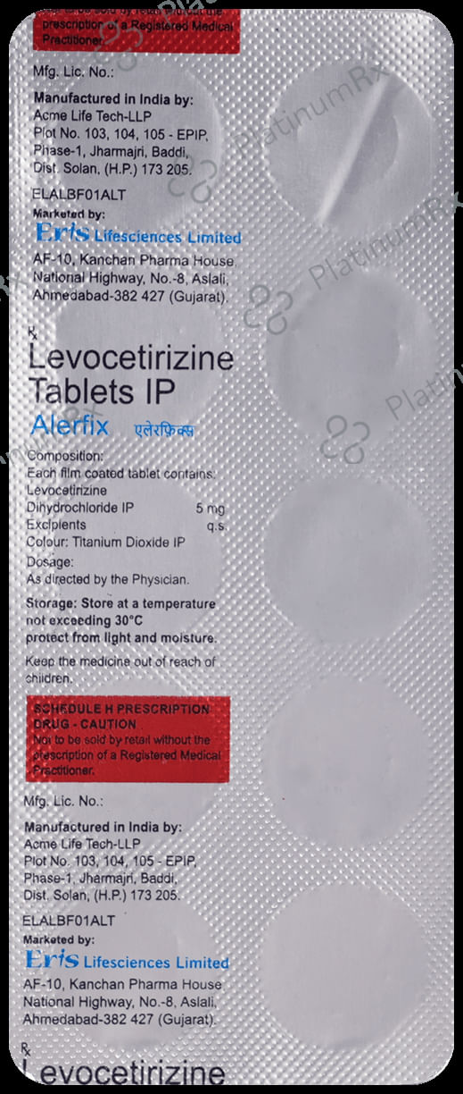 Alerfix 5mg Tablet 10s