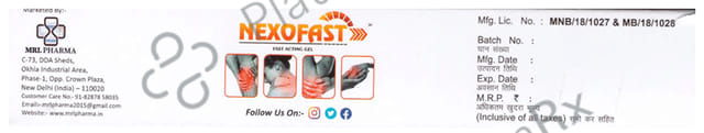 Nexofast Gel 75 Gel