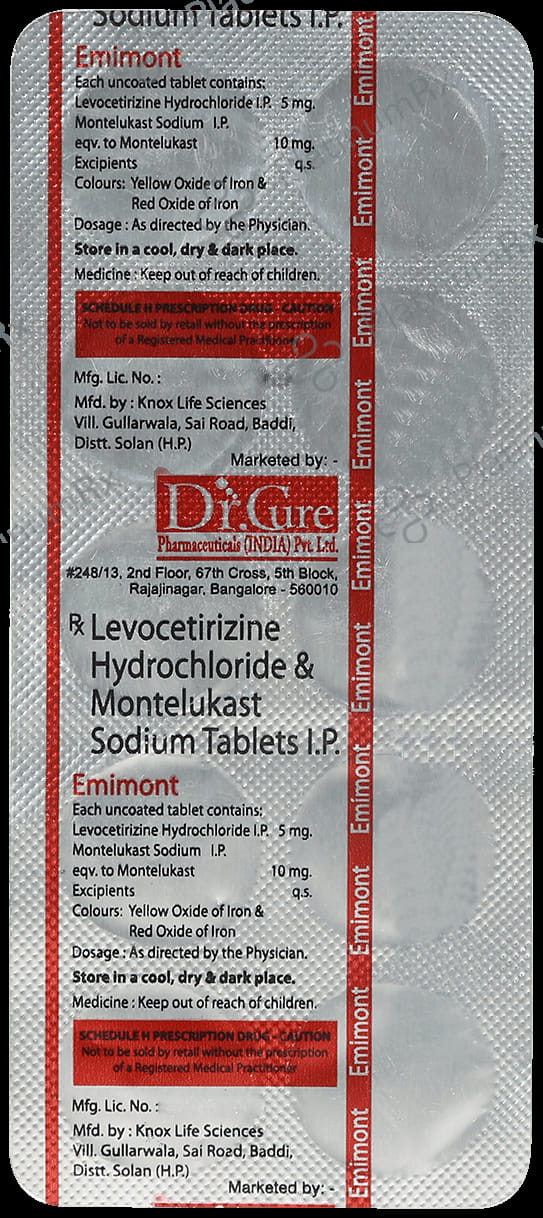 Emimont 5mg/10mg Tablet