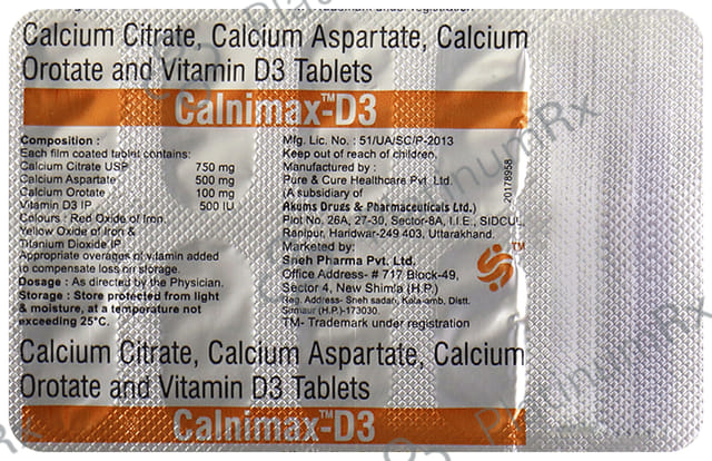 Calnimax D3 Tablet 10s