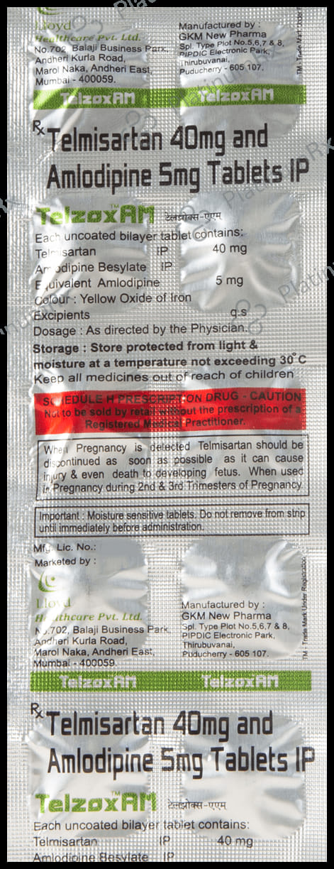 Telzox AM 5/40mg Tablet 10s