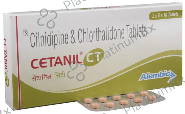 Cetanil CT 12.5/10mg Tablet 10s