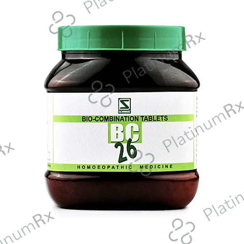 Dr Willmar Schwabe India Bio-Combination 26 (BC 26) Tablet 550 gm