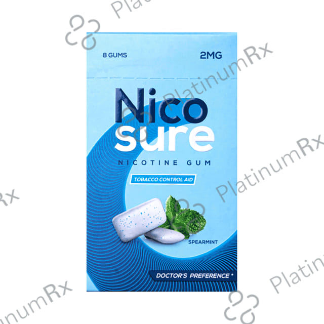 Nicosure Nicotine Polacrilex USP 2mg Gum
