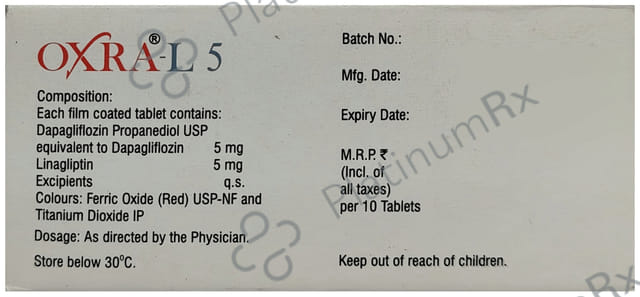 Oxra L 5/5mg Tablet 10s