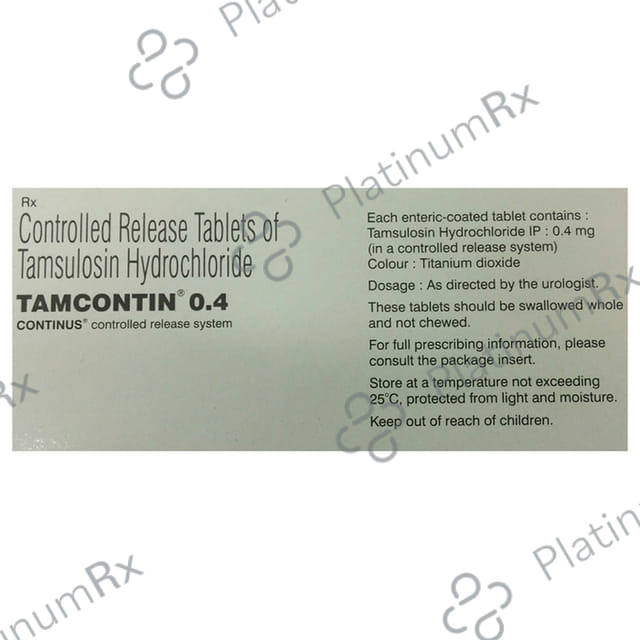 Tamcontin 0.4mg CR Tablet 10s