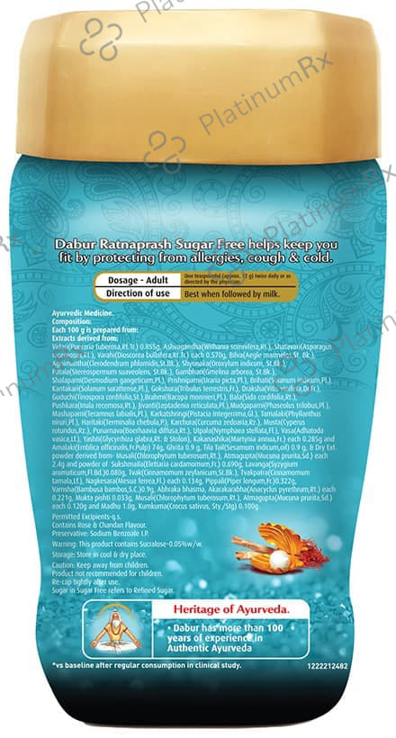 Dabur Ratnaprash Sugarfree Suitable for Diabetics