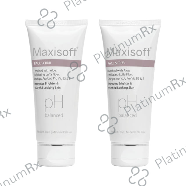 Maxisoft Face Scrub (100gm Each) 2 Tubes