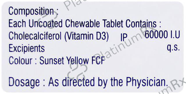 Vic D3 60000IU Tablet 6s