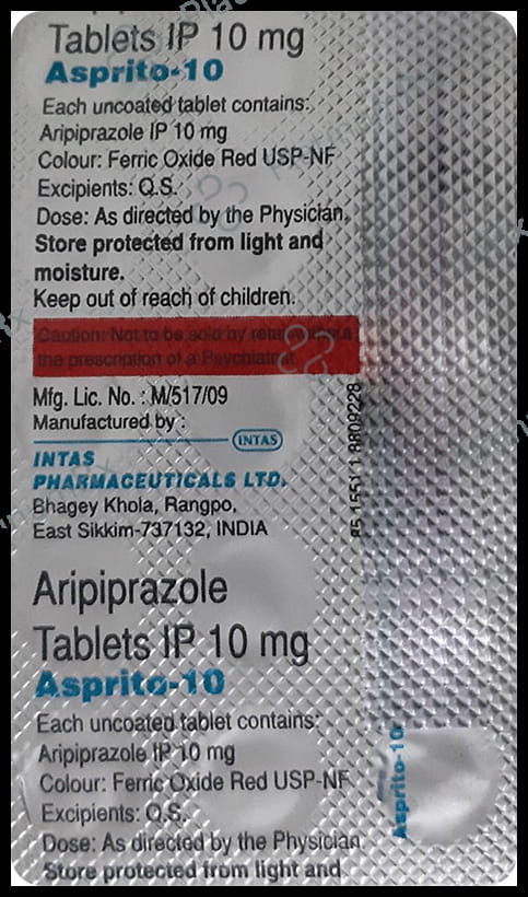 Asprito 10mg Tablet 15s