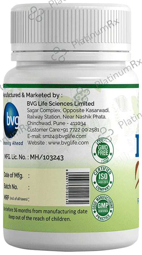 BVG Life Sciences LVR 24 for Healthy Liver Capsule 60 capsules