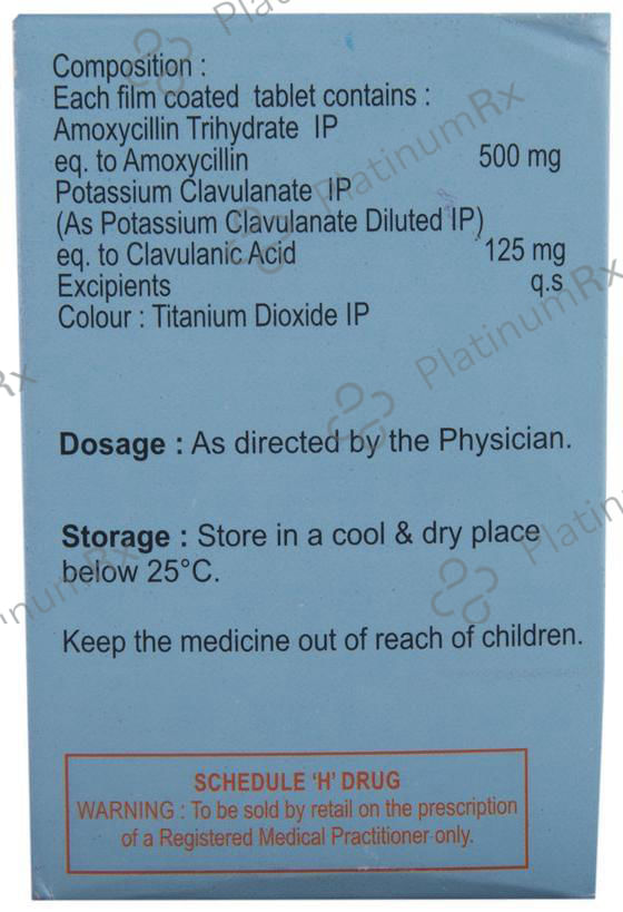 Duciclav 625 Tablet 10s