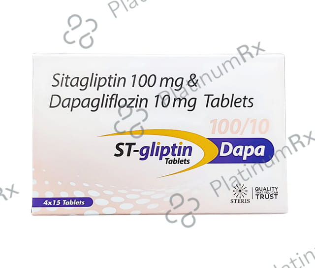 St Gliptin Dapa 10/100mg Tablet 15s