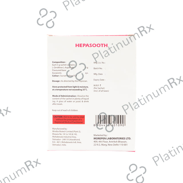 Hepasooth 3000mg Granules 1X5gm