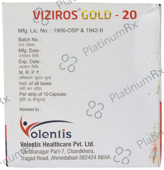Viziros Gold 20 Tablet